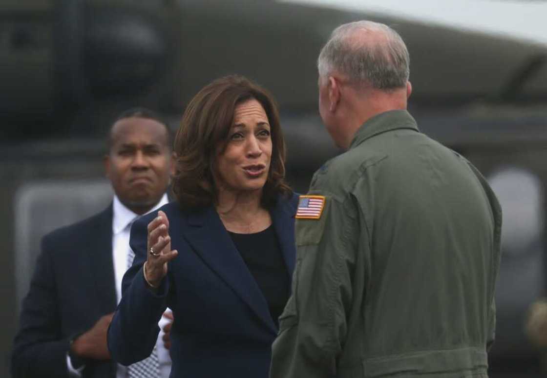 US Vice President Kamala Harris said she was visiting South Korea "to reinforce the strength of our alliance and strengthen our work together" US Vice President Kamala Harris said she was visiting South Korea "to reinforce the strength of our alliance and strengthen our work together"