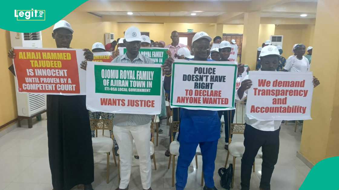 Hammed Tajudeen, Youth Forum, Lagos police, civil society organisations, land disputes, Ojomu Royal Family, investigation, protest against police Hammed Tajudeen, Youth Forum, Lagos police, civil society organisations, land disputes, Ojomu Royal Family, investigation, protest against police