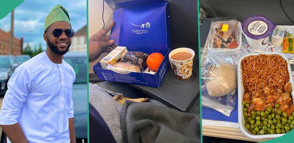 Man hails Air Peace airline over meals they served him on London to Lagos flight Man hails Air Peace airline over meals they served him on London to Lagos flight