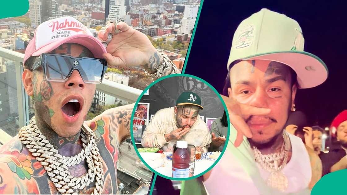 American rapper Tekashi 6ix9ine says fufu tastes like trash