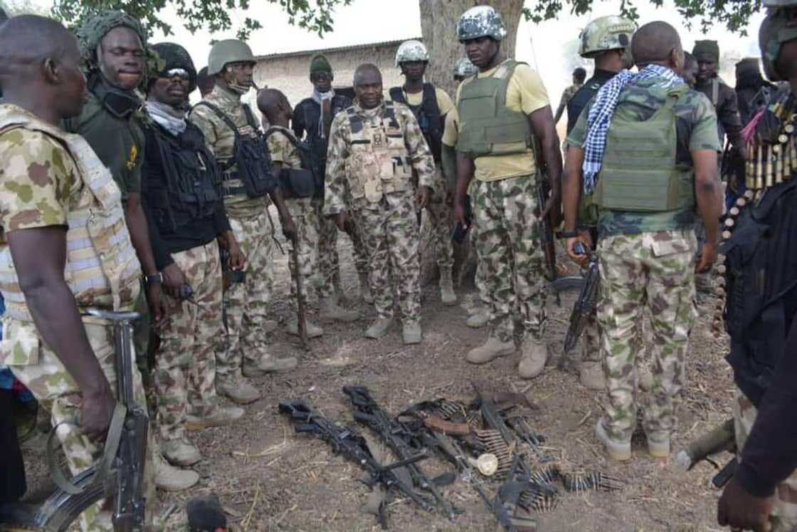 Nigerian Soldiers/ISWAP Commanders/Terrorists Nigerian Soldiers/ISWAP Commanders/Terrorists