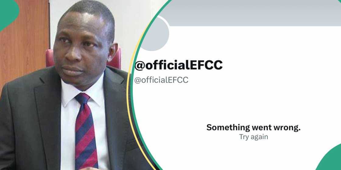 EFCC boss, Dele Oyewale speaks on 'hack' of official Twitter account EFCC boss, Dele Oyewale speaks on 'hack' of official Twitter account