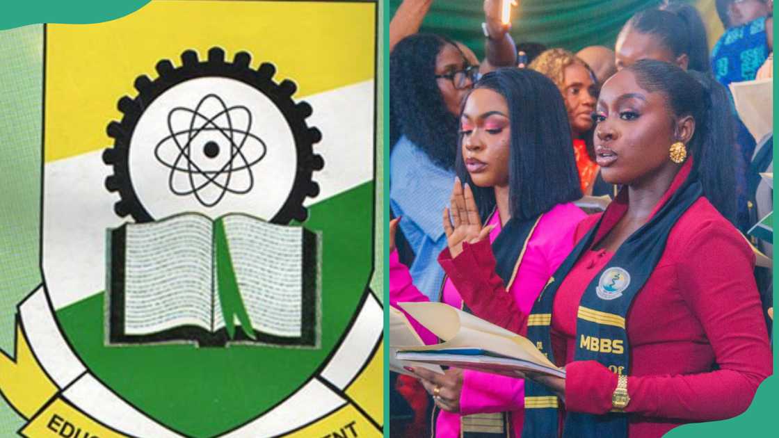 Chukwuemeka Odumegwu Ojukwu University (COOU) official logo and during graduation day