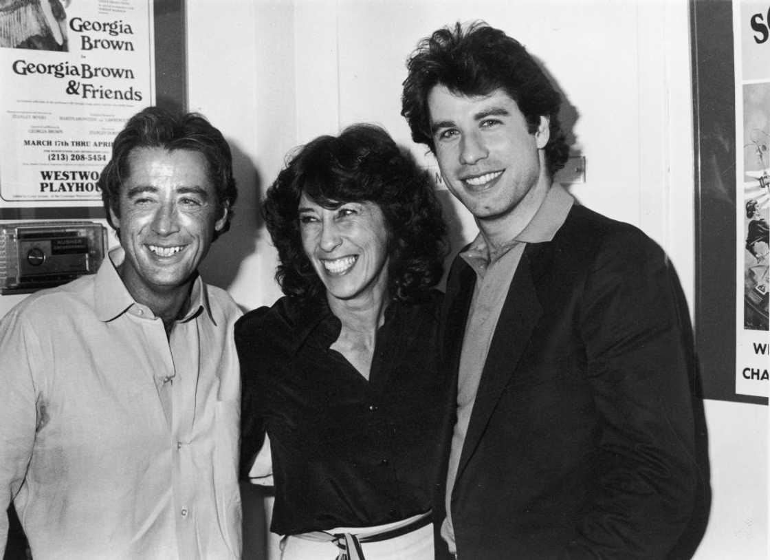 John Travolta with his sister Ellen Travolta, and his brother, Sam Travolta.
