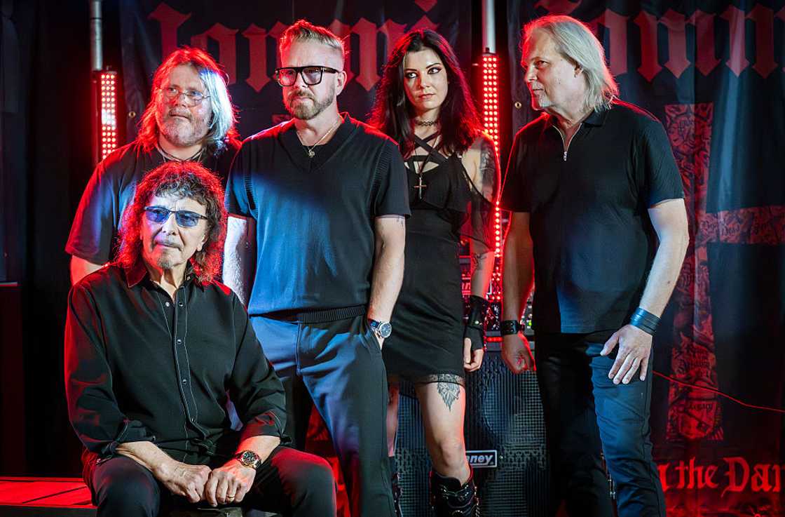 Tony Iommi and his band Mike Exeter, Karl Brazil, Becky Baldwin and Jørn Lande Tony Iommi and his band Mike Exeter, Karl Brazil, Becky Baldwin and Jørn Lande