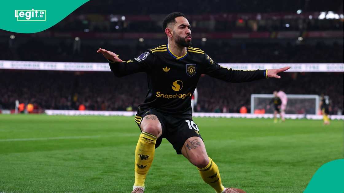 Matheus Cunha, Premier League, Arsenal, Manchester United, Emirates Stadium, London, England.