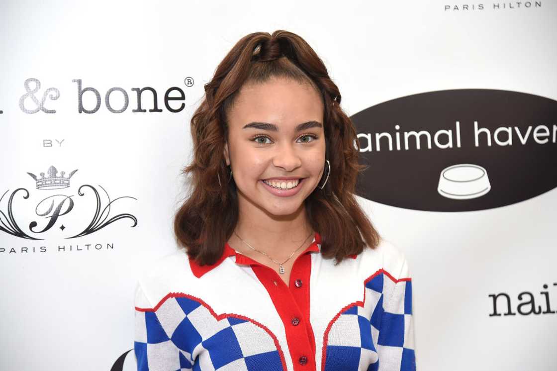 Actress Bailey Bass at Animal Haven