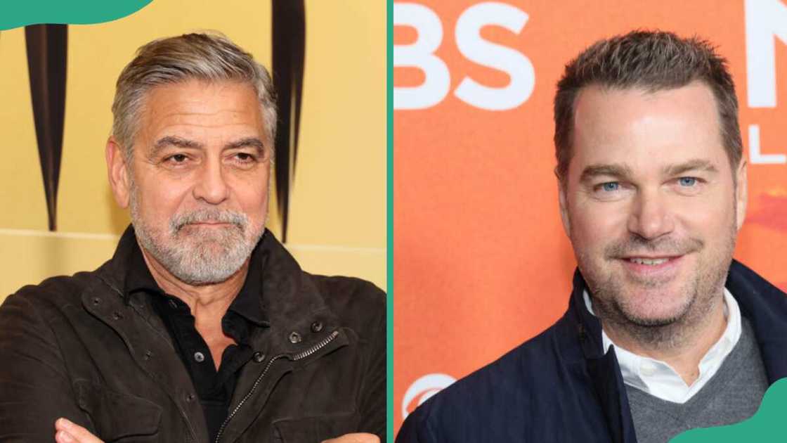 George Clooney (Batman) (L) and Chris O'Donnell (Robin) (R)