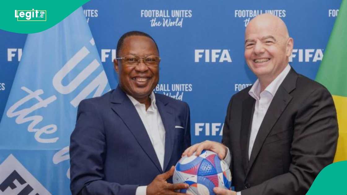 Congo, Jean-Guy Blaise Mayolas, FIFA, Gianni Infantino, Football, Africa. Congo, Jean-Guy Blaise Mayolas, FIFA, Gianni Infantino, Football, Africa.