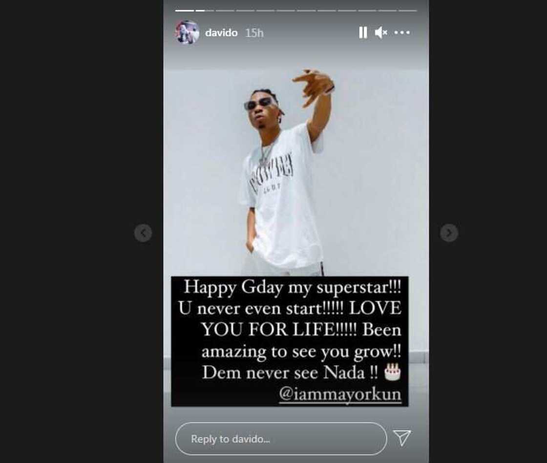It’s Been Amazing To See You Grow: Davido Says as He Celebrates Mayorkun with Touching Words on 27th Birthday It’s Been Amazing To See You Grow: Davido Says as He Celebrates Mayorkun with Touching Words on 27th Birthday
