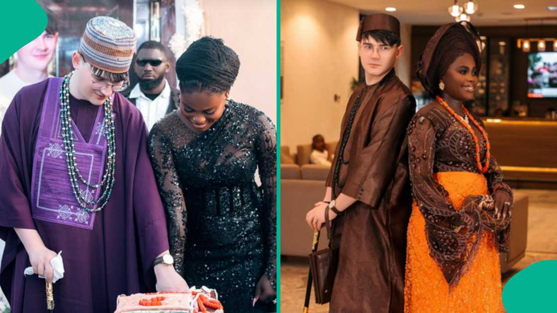 Lady weds young White man she met online, shares name of site where it all started Lady weds young White man she met online, shares name of site where it all started