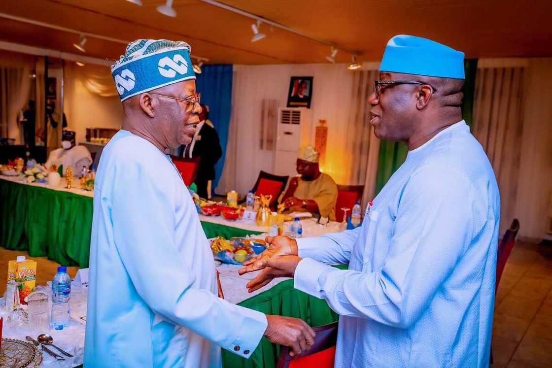 Governor Fayemi, Asiwaju Bola Ahmed Tinubu, APC Presidential Primary, 2023 Elections Governor Fayemi, Asiwaju Bola Ahmed Tinubu, APC Presidential Primary, 2023 Elections