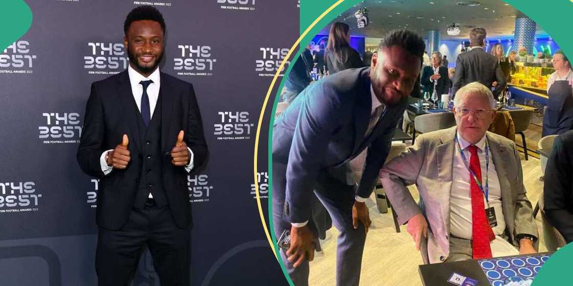 Mikel talks about his viral photo with Sir Alex Ferguson. Mikel talks about his viral photo with Sir Alex Ferguson.