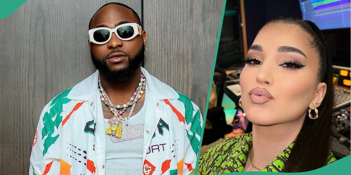 American singer Enisa loses followers on X for unfollowing Davido.