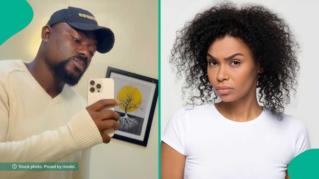 A Nigerian man react after finding a job for a lady