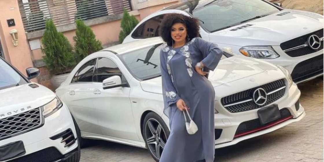 Bobrisky and critic. Bobrisky and critic.