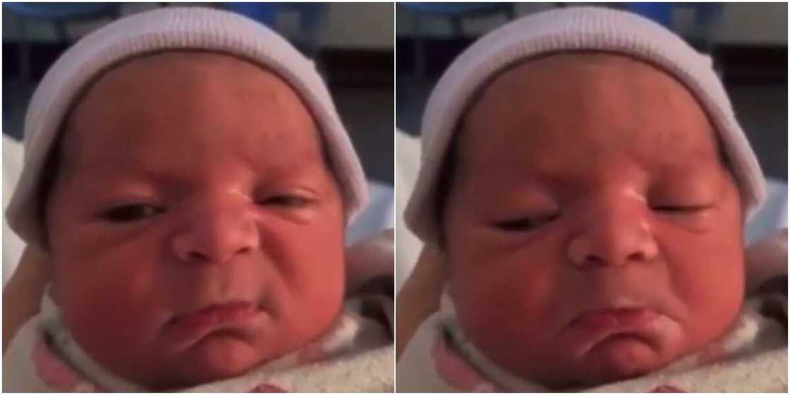 Social media users can't stop laughing as video of angry baby with funny expressions emerges online Social media users can't stop laughing as video of angry baby with funny expressions emerges online