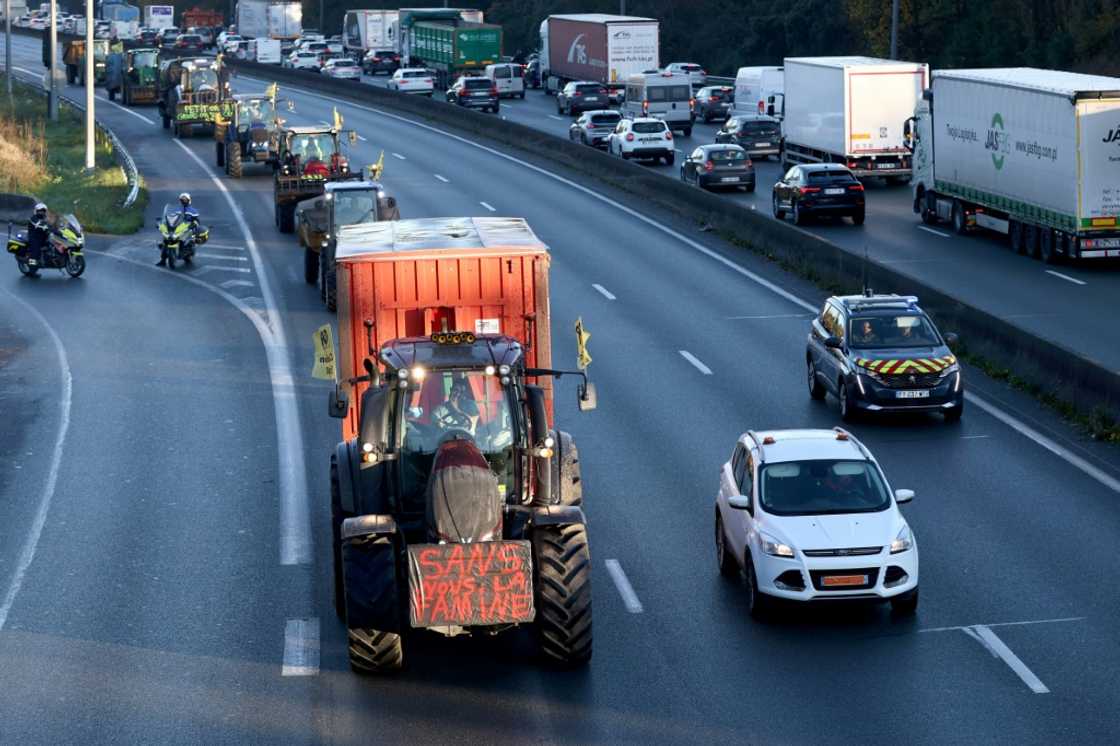 French farmers are continuing with protests against the EU-Mercosur trade deal French farmers are continuing with protests against the EU-Mercosur trade deal