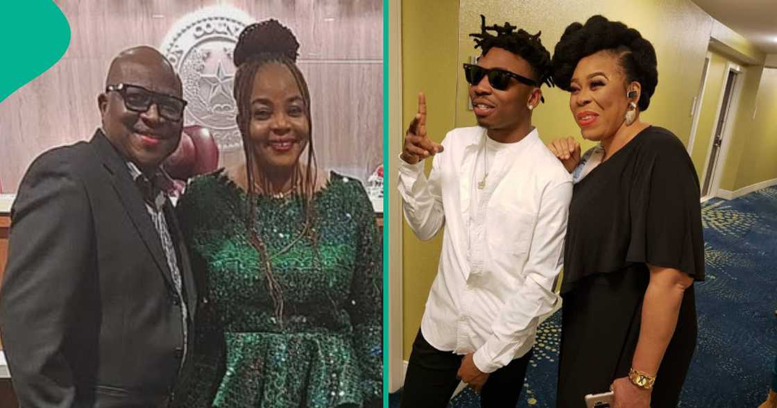 Mayorkun's father remarries.