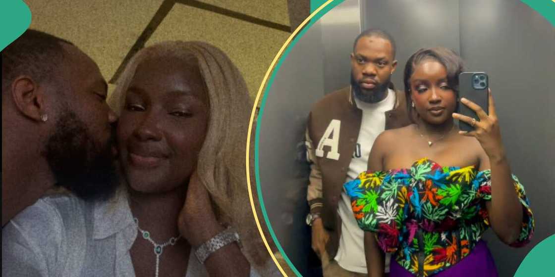 BBNaija star Saskay's boyfriend. BBNaija star Saskay's boyfriend.