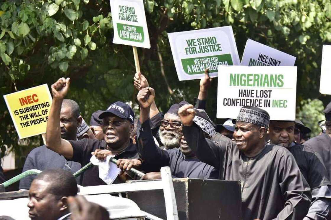 PDP protest/Atiku/2023 Presidential Election PDP protest/Atiku/2023 Presidential Election
