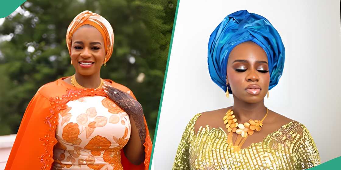 Aisha Belgore looks glamorous in her wedding dresses