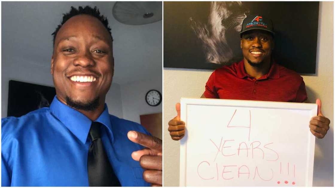 Young Man Celebrates 4 Ywithout alcohol, Rough Life, now CEO of Big US company Young Man Celebrates 4 Ywithout alcohol, Rough Life, now CEO of Big US company