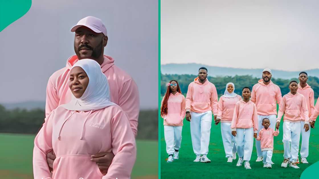 A Nigerian single father with eight kids celebrates as he is set to marry. A Nigerian single father with eight kids celebrates as he is set to marry.
