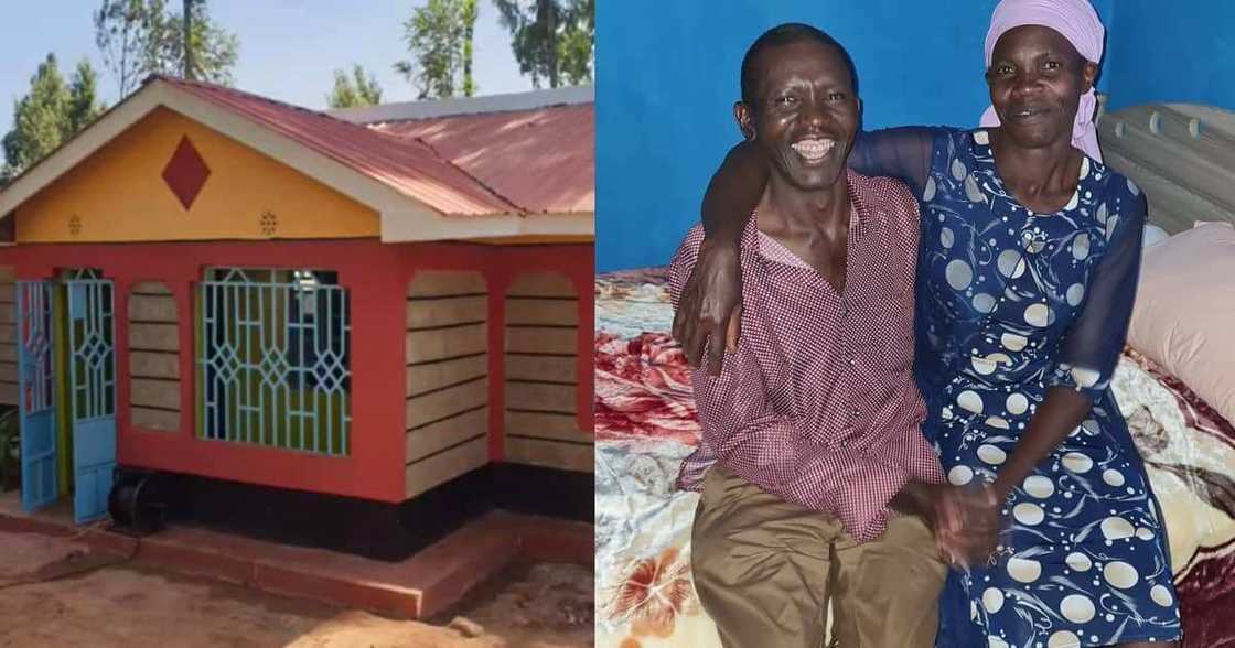 Just like that: Poor couple who haven't used a bed in 18 years surprised with a furnished house gift Just like that: Poor couple who haven't used a bed in 18 years surprised with a furnished house gift