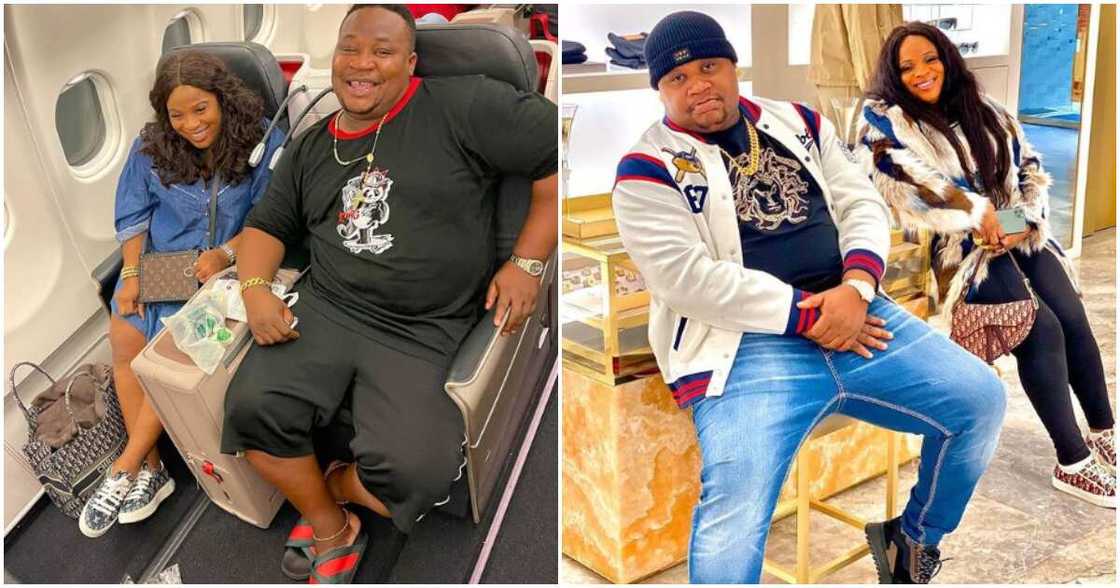Socialite Cubana Chiefpriest and his wife Socialite Cubana Chiefpriest and his wife