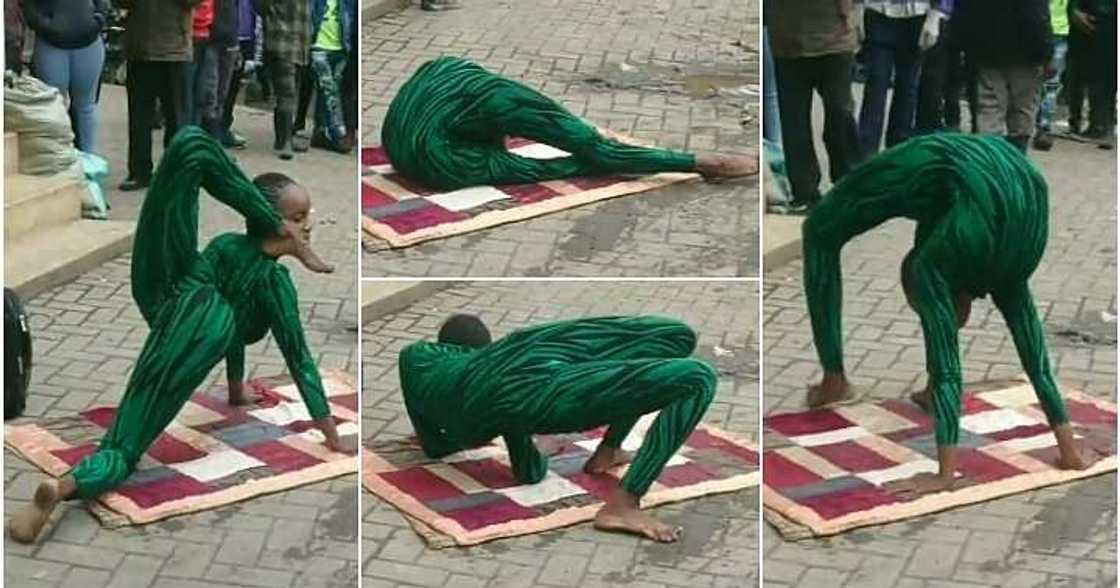 Acrobatic lady, flexibility Acrobatic lady, flexibility