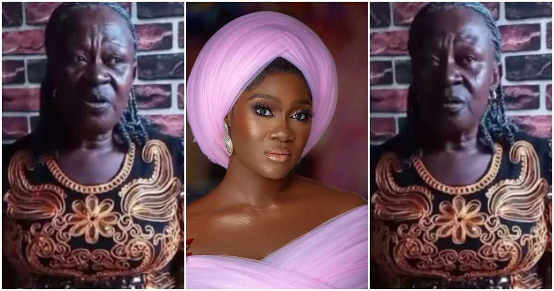 Cameroonian woman claims she is Mercy Johnson's mother, asks for DNA. Cameroonian woman claims she is Mercy Johnson's mother, asks for DNA.