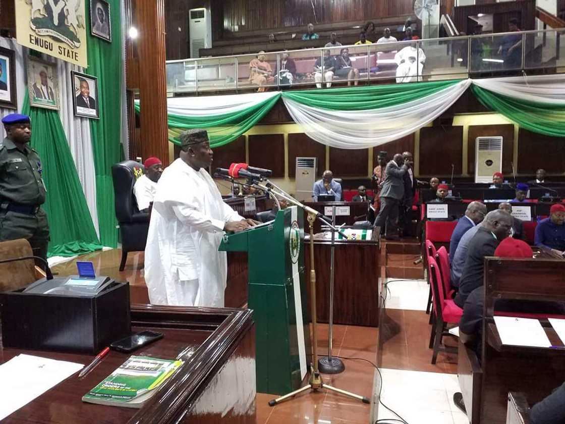 Gov Ugwuanyi presents N169.56 billion 2020 budget proposal Gov Ugwuanyi presents N169.56 billion 2020 budget proposal