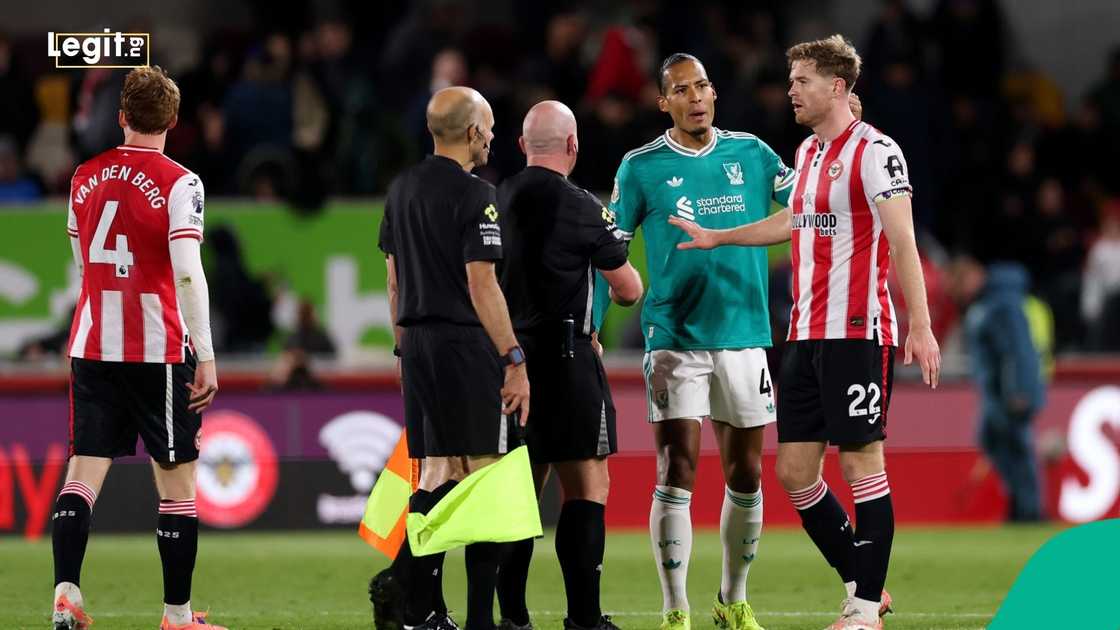 Virgil van Dijk, Liverpool, Brentford, England, Football, Premier League. Virgil van Dijk, Liverpool, Brentford, England, Football, Premier League.