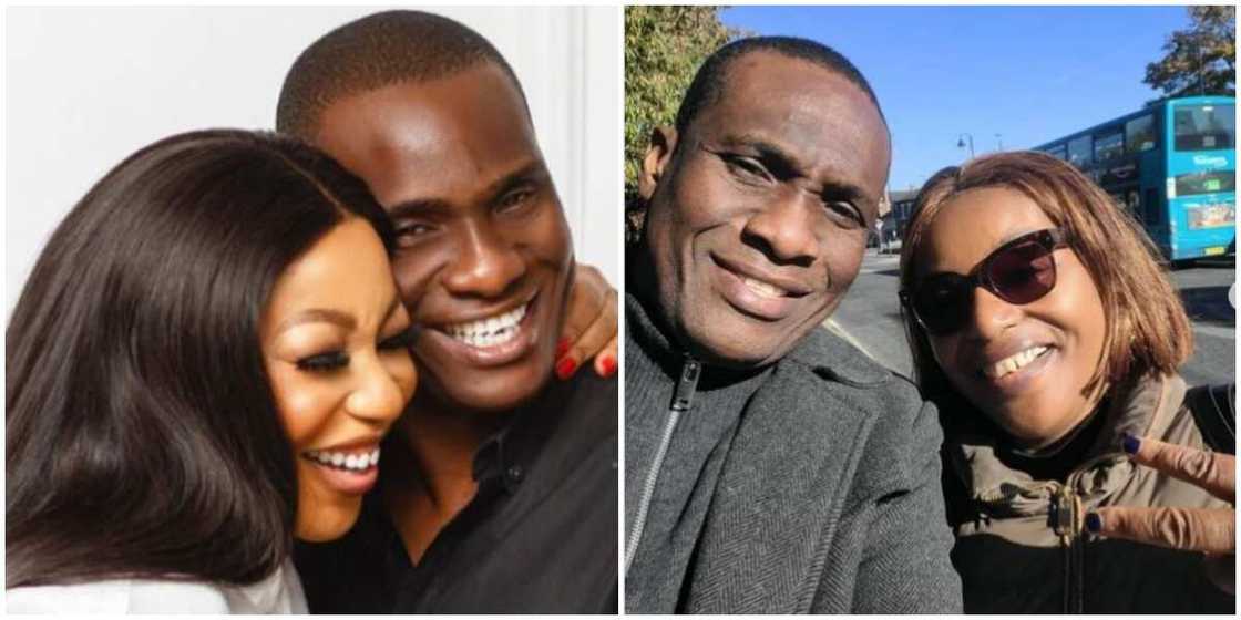 Fidelis Anosike and sister-in-law Fidelis Anosike and sister-in-law