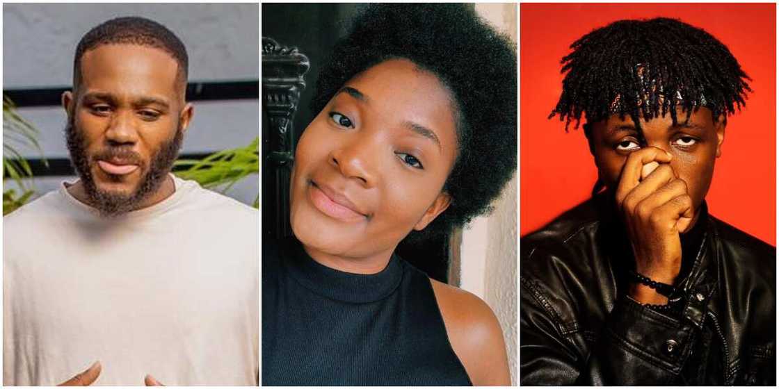 Kiddwaya, his manager and Laycon Kiddwaya, his manager and Laycon