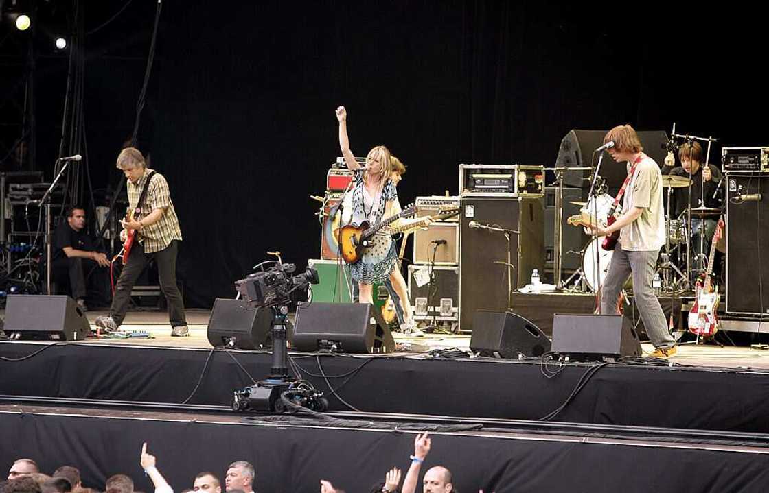 Sonic Youth in Concert at St Cloud National Forest in Paris, France Sonic Youth in Concert at St Cloud National Forest in Paris, France