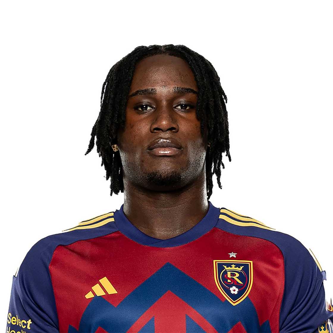 Axel Kei poses for a photo before an MLS game Axel Kei poses for a photo before an MLS game
