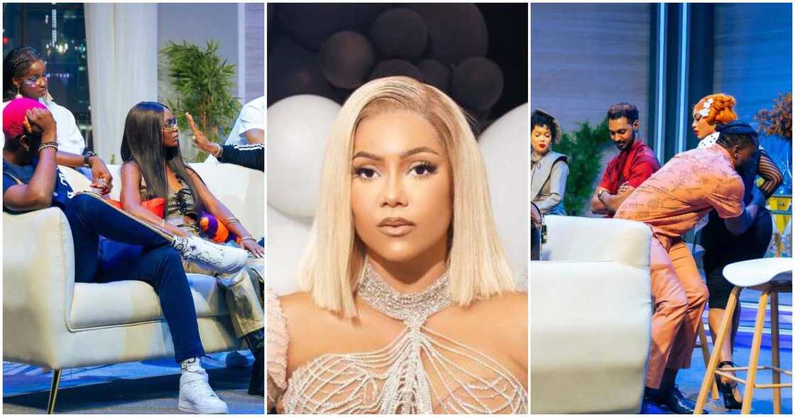 BBNaija reunion, Beatrice, Pere BBNaija reunion, Beatrice, Pere