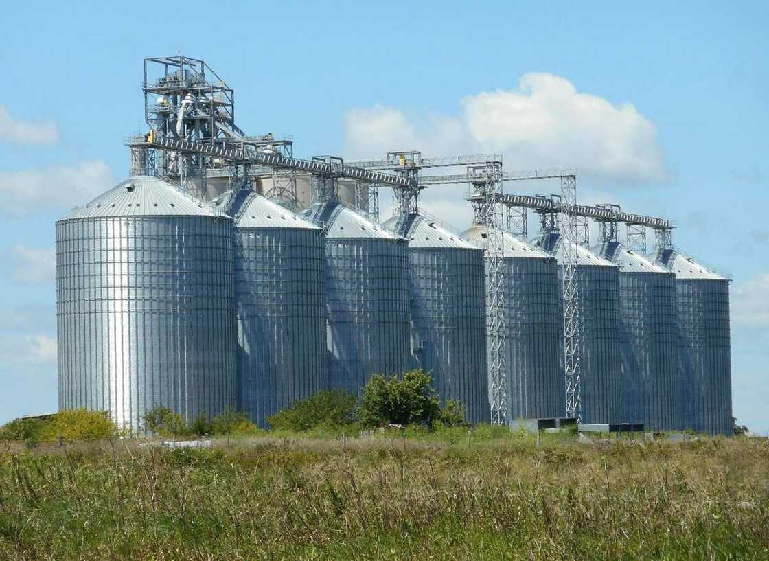 A silo A silo