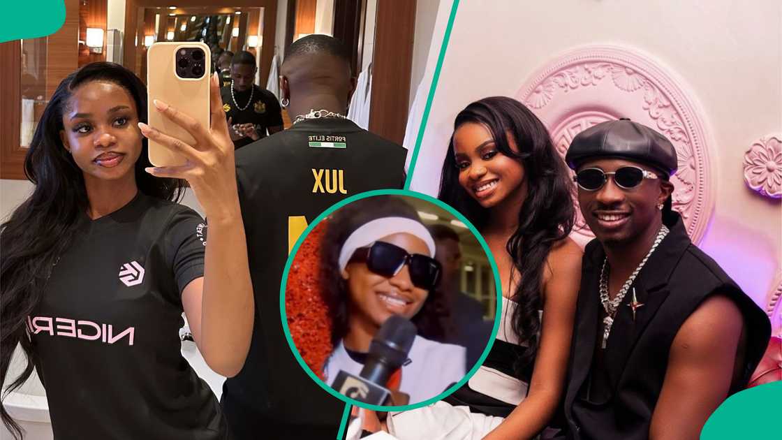Iyabo Ojo's daughter Priscilla with her fiance in Tanzania. Iyabo Ojo's daughter Priscilla with her fiance in Tanzania.