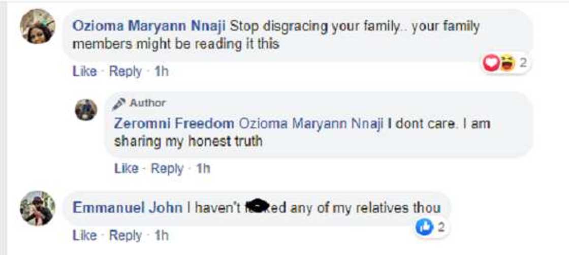 Na sadu da kanwa ta har sau 3, babu wani aibu a saduwa da 'yan uwan ka - Wani dan Najeriya Na sadu da kanwa ta har sau 3, babu wani aibu a saduwa da 'yan uwan ka - Wani dan Najeriya