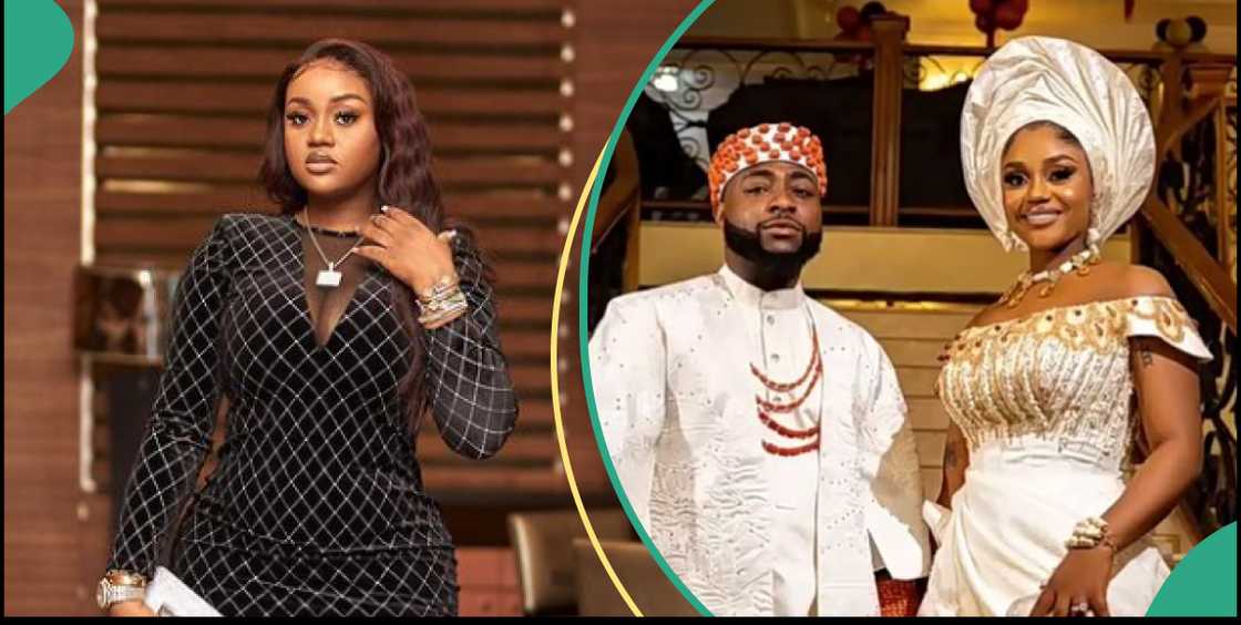 Davido's wife Chioma, Davido and wife Chioma at their wedding Davido's wife Chioma, Davido and wife Chioma at their wedding