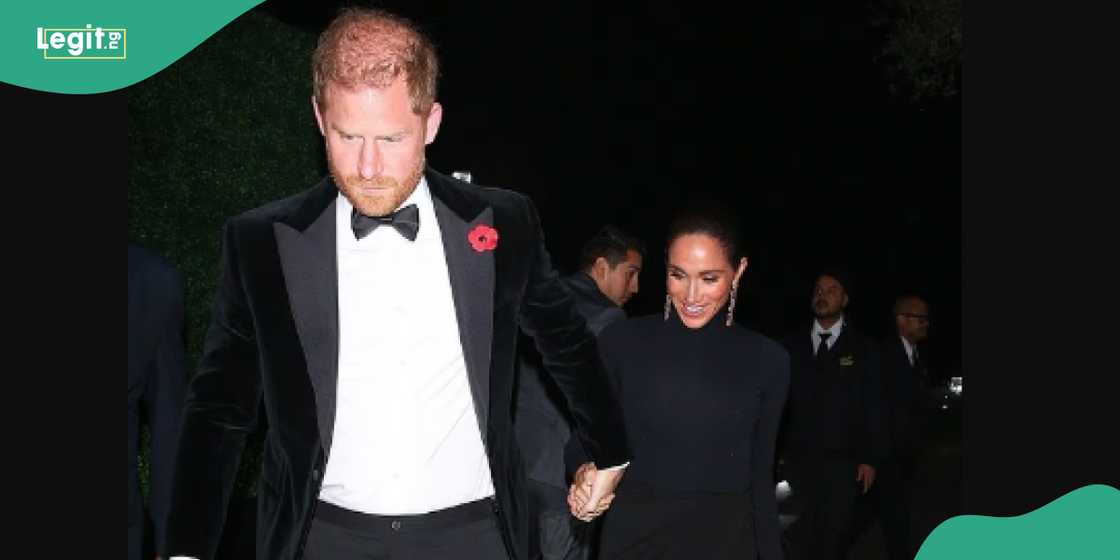 Prince Harry and Meghan at Kris Jerner's party