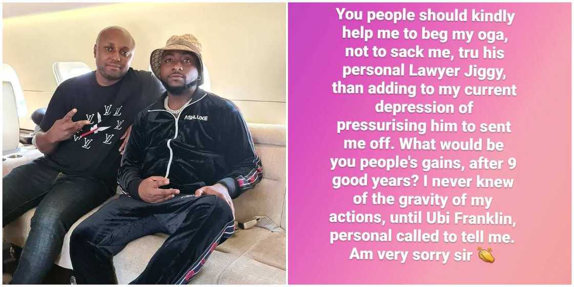 Isreal DMW begs Davido. Isreal DMW begs Davido.