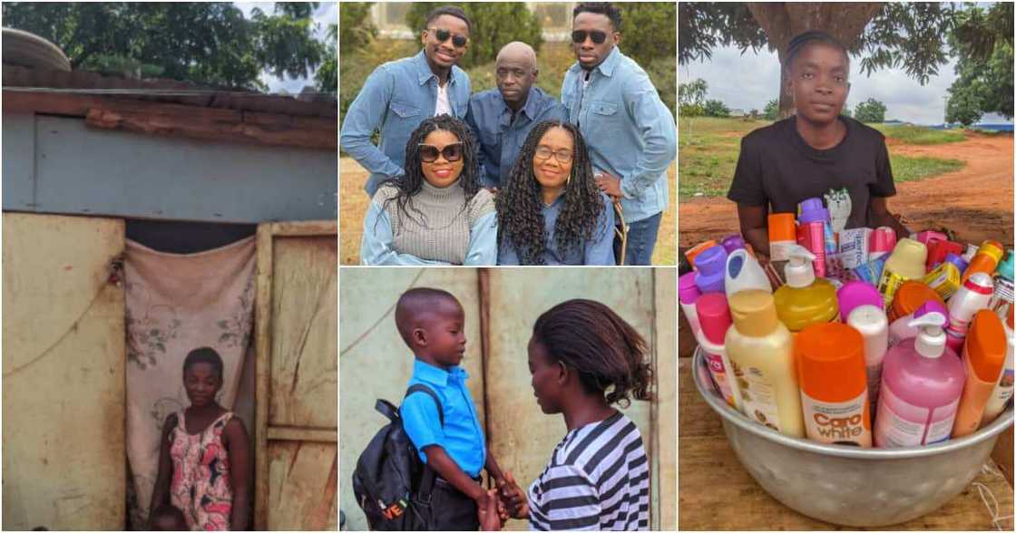 Kind heart: Woman raises over GHc4k to rent a decent room for woman living in kiosk with son, photos emerge Kind heart: Woman raises over GHc4k to rent a decent room for woman living in kiosk with son, photos emerge