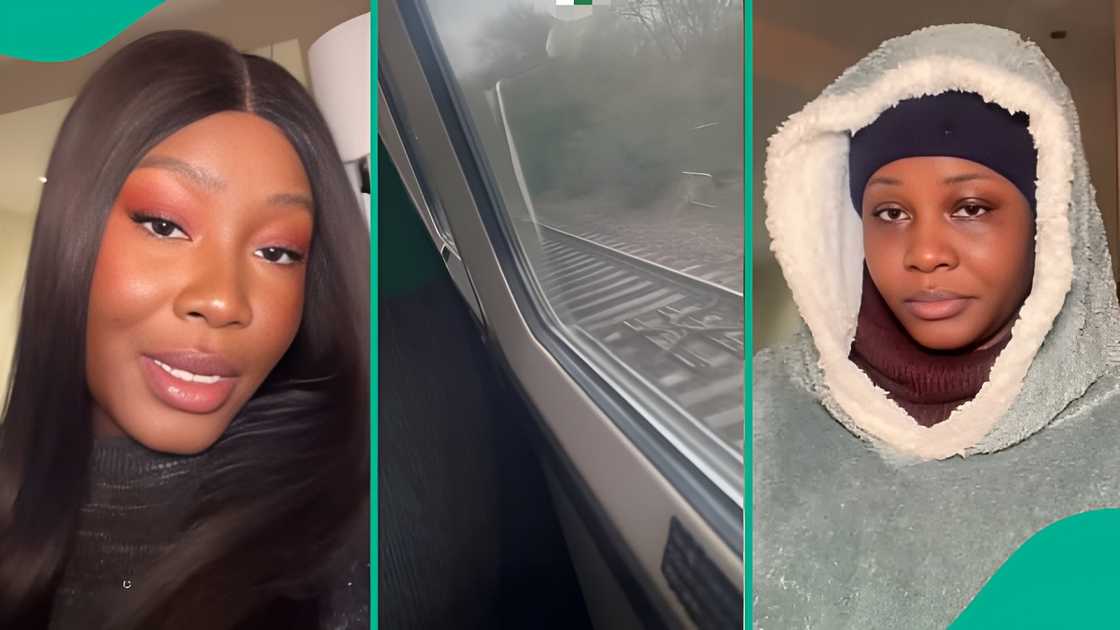 Young woman reveals surprising item her friend brought from Nigeria during a visit to her house in the UK. Young woman reveals surprising item her friend brought from Nigeria during a visit to her house in the UK.