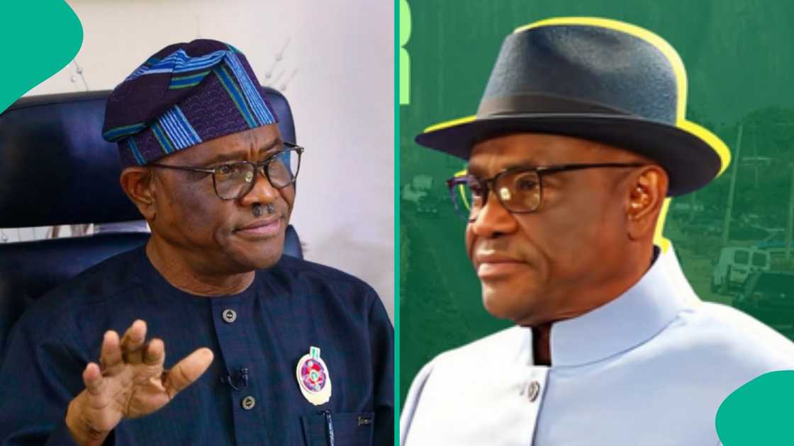 Nyesom Wike had confronted a military officer guarding a disputed land. Nyesom Wike had confronted a military officer guarding a disputed land.