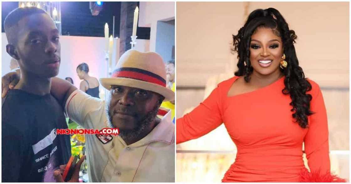 Jackie Appiah's ex-husband Peter Agyemang and son Damien Jackie Appiah's ex-husband Peter Agyemang and son Damien