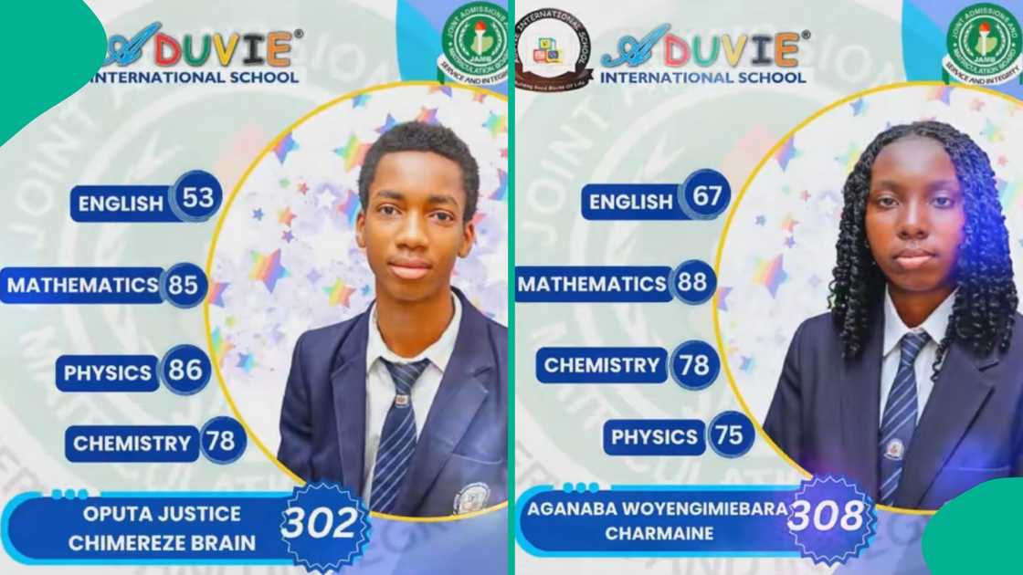 Nigerians praise brilliant candidates of the same school after school published full score breakdowns.